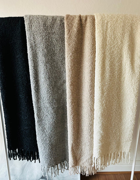 Noble Fibre X Mia Peru Alpaca Boucle Throw