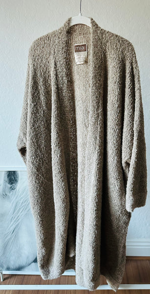 Noble Fibre X Mia Peru Alpaca open cardi coat