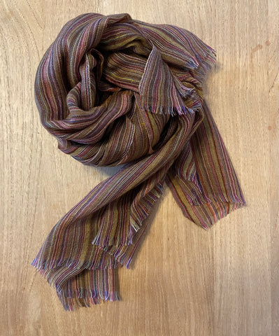 Cashmere Scarf Sutainable stripes