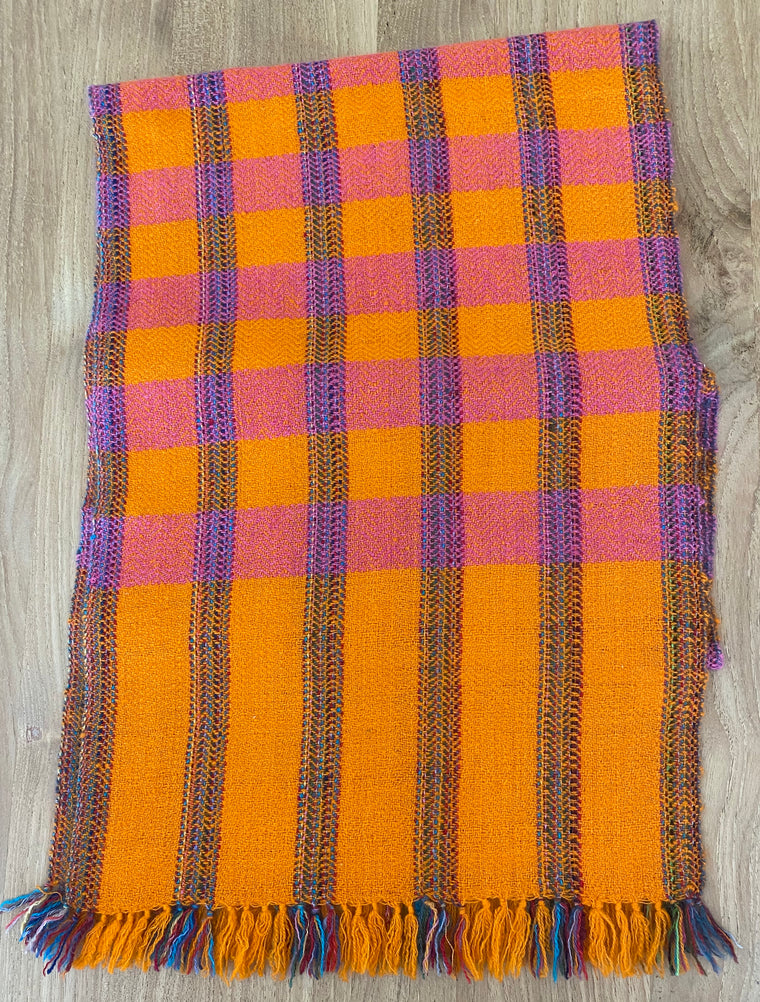 Cashmere Shawl Scarf Pondichery Plaid